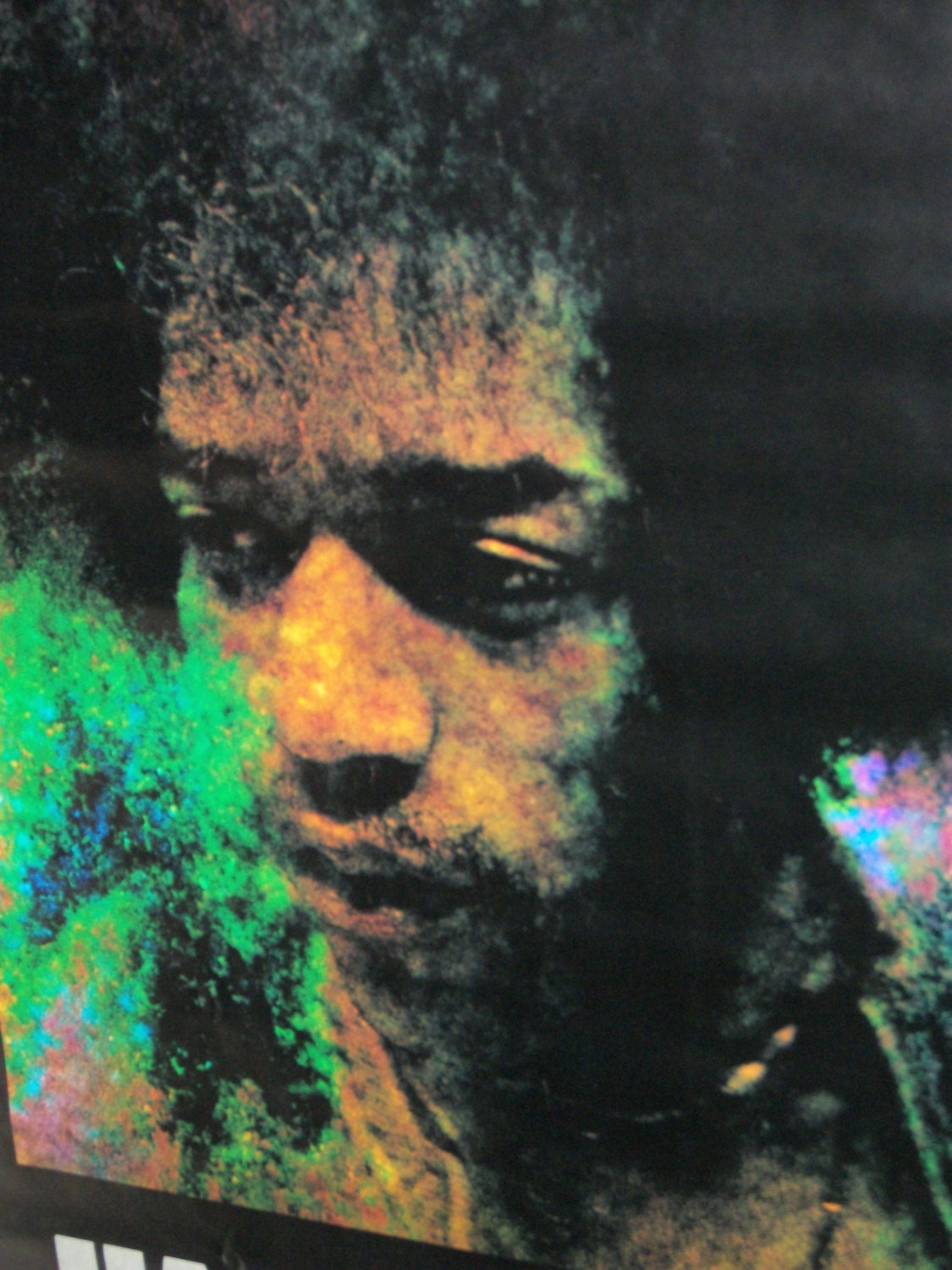 Sale Original Vintage 1970 Jimi Hendrix Poster By Kathyscornershop 