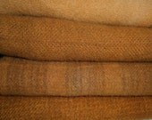 OLD MUSTARD   Hand Dyed Wool Fabric  for Rug Hooking, Penny Rug,  Applique Half Yard Bundle