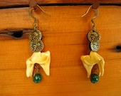 Coyote Molar Teeth Earrings