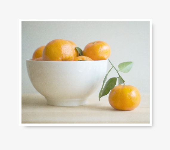 Fruit Photo, Oranges, Fruit Photography,  Kitchen Art, Food Photography, fruit still life, foodie art, citrus - semisweetstudios