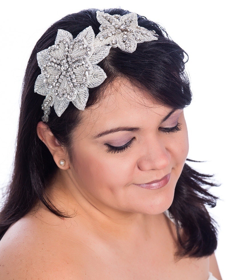 bridal rhinestones headpiece - Cathy