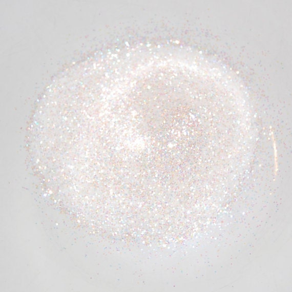 Holographic White Solvent Resistant Glitter