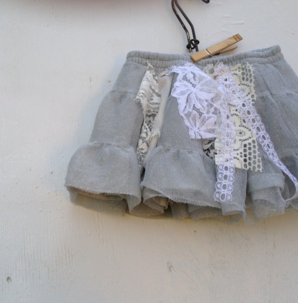 gray tulle baby boho Rustic  prairie baby birthday lace sparkle  party fashion fashion toddler infant skirt