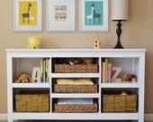 Love Forever Giraffe Children's Wall Art, Children's Art Print, Nursery Decor- Set of three 8x10 prints