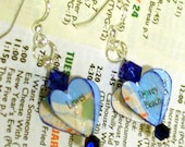 Delaware Beaches Heart Earrings