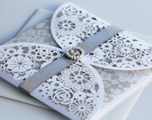 Lasercut Wedding Invitation
