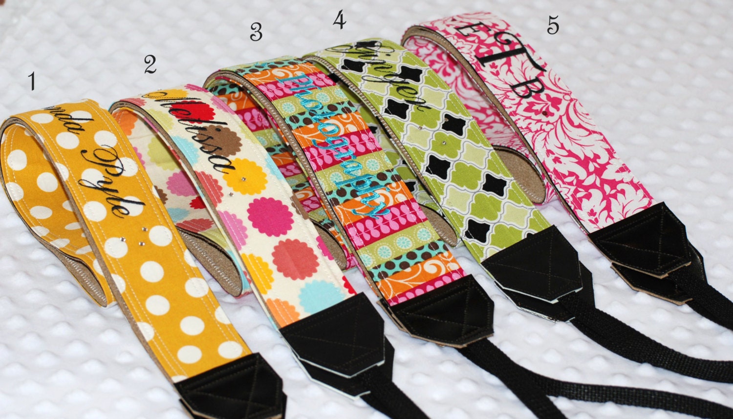 Custom personalized camera strap D/SLR Cannon Nikon Pick your strap