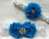 Bridal Garter - something blue including toss garter