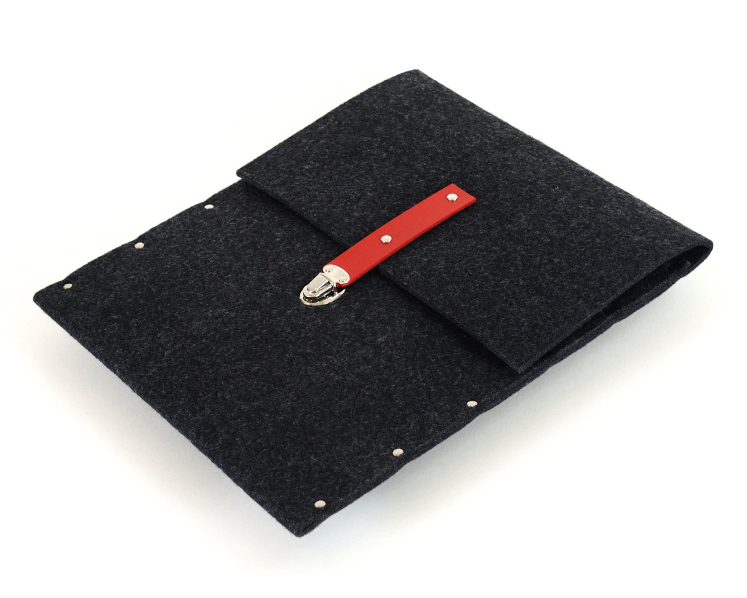Samsung 13" cover black synthetic felt case sleeve Notebook Ultrabook UltraTouch Premium red leather