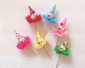 Bright, Cheery Clown Cupcake Toppers Il_170x135