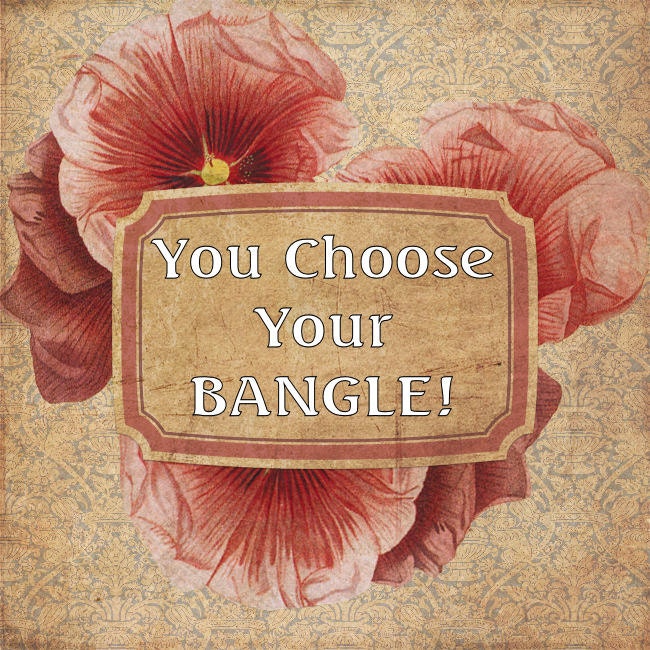 You Choose ONE Fabric Wrapped Bangle