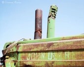 Industrial Decor - Vintage Tractor Photograph - The Old Deere - John Deere Tractor Photography - 8x10 Rustic Fine Art Photo