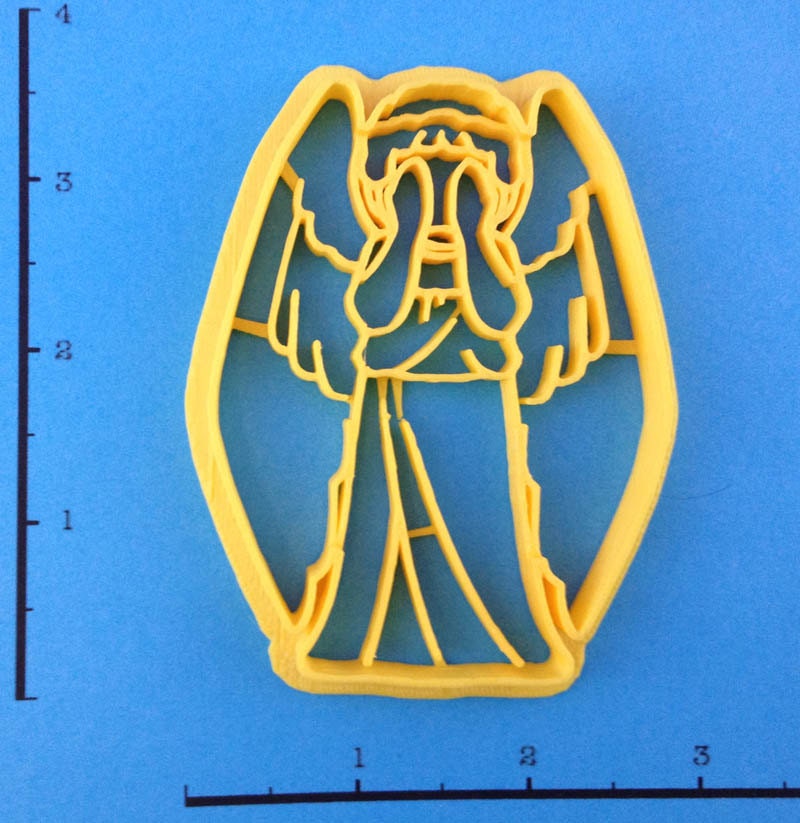 Doctor Who Weeping Angel Cookie Cutter