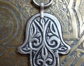 Moroccan  Hand of Fatima charm pendant