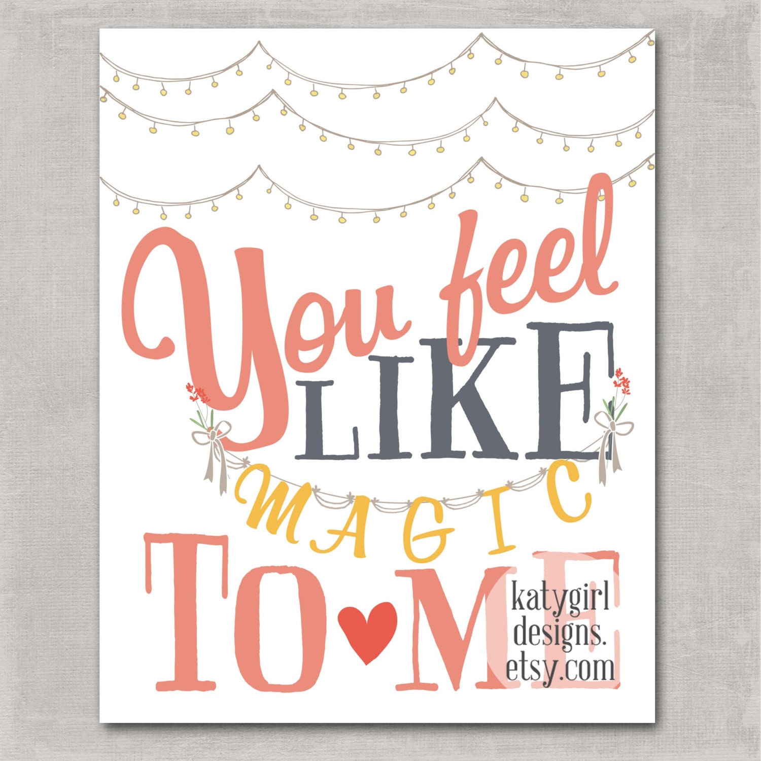 You Feel Like Magic 8x10 Print