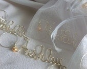 Unique Bridesmaid Favors, Personalized Wine Charms
