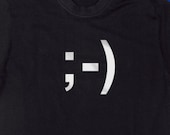 A wink and a smile" t-shirt, the geek way