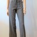 Vintage Grey Cuffed Capri Slacks