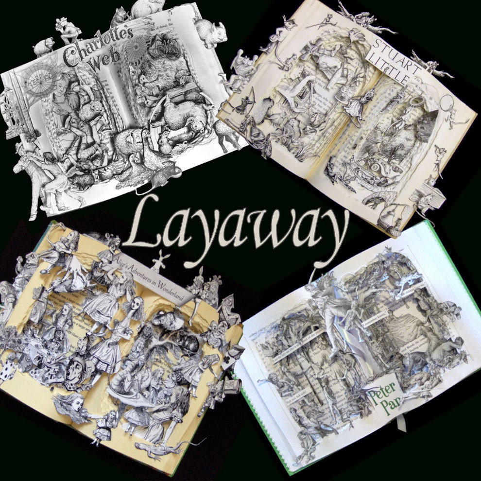 LAYAWAY Plan - Deposit for Book Sculpture Layaway