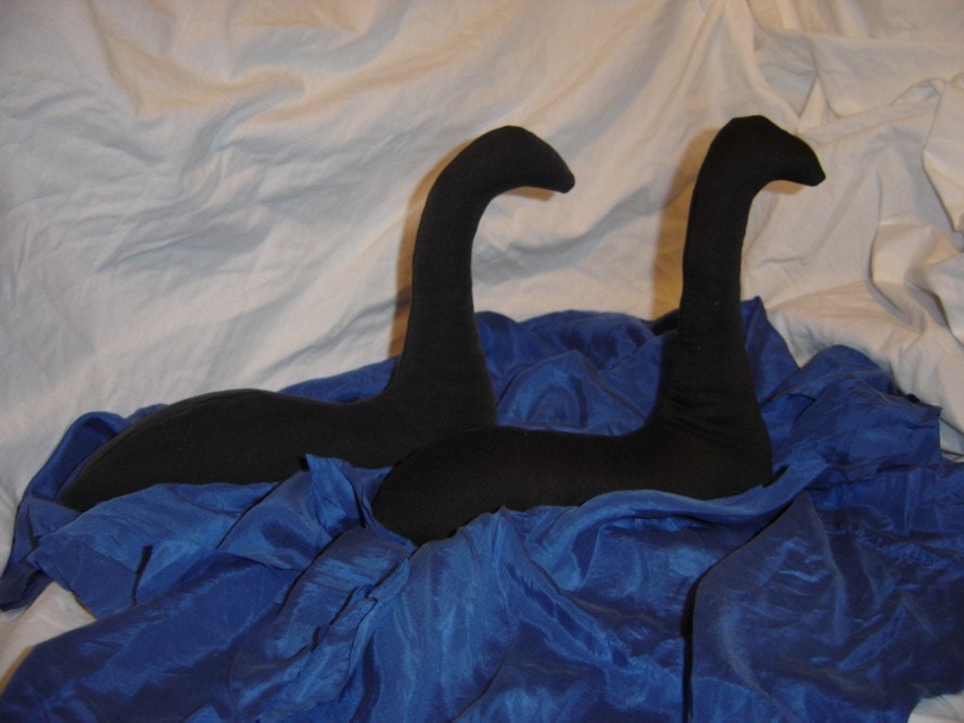 Upcycled Loch Ness monster plush plushies cryptozoology lake monster surgeons photo paranormal art doll