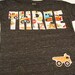 Construction truck birthday shirt bulldozer dump truck truck theme birthday party excavator