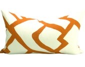 Zimba pillow cover in Orange - 12 x 20