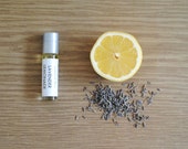 Lavender Lemonade Perfume Oil - Roll On Scent Lemon Citrus Floral Fragrance Essential Oil All Natural - ripeshop