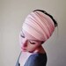Coral Hair Accessory - Head scarf, Hair wrap, Headband - Womens Hair Accessories - Spring Summer Scarf