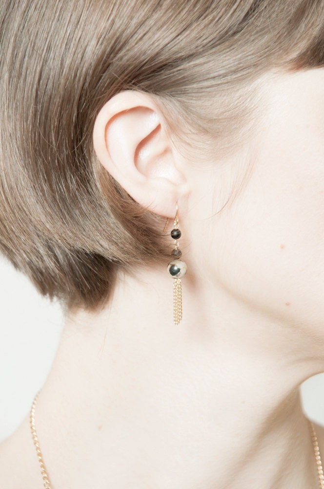 Jasper Fringe Earrings