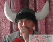 Crochet PDF Pattern - Mighty Viking Helmet