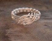 Custom // Made To Order // Sterling Silver Wrapped // Wire Ring