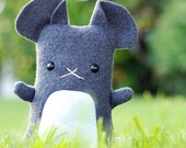 Flat Dusty Chinchilla Plush / Classic - 11" tall - Your Choice of Colors