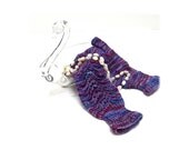 Fingerless Gloves Mixed Berries pink burgundy blue red texting mitts premium Merino wool hand knit  MADE TO ORDER