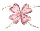 Valentine, Valentines ornaments, Valentines decorations, Home decor, Valentines hangers, Set of 4  ornaments, Holiday Decor,