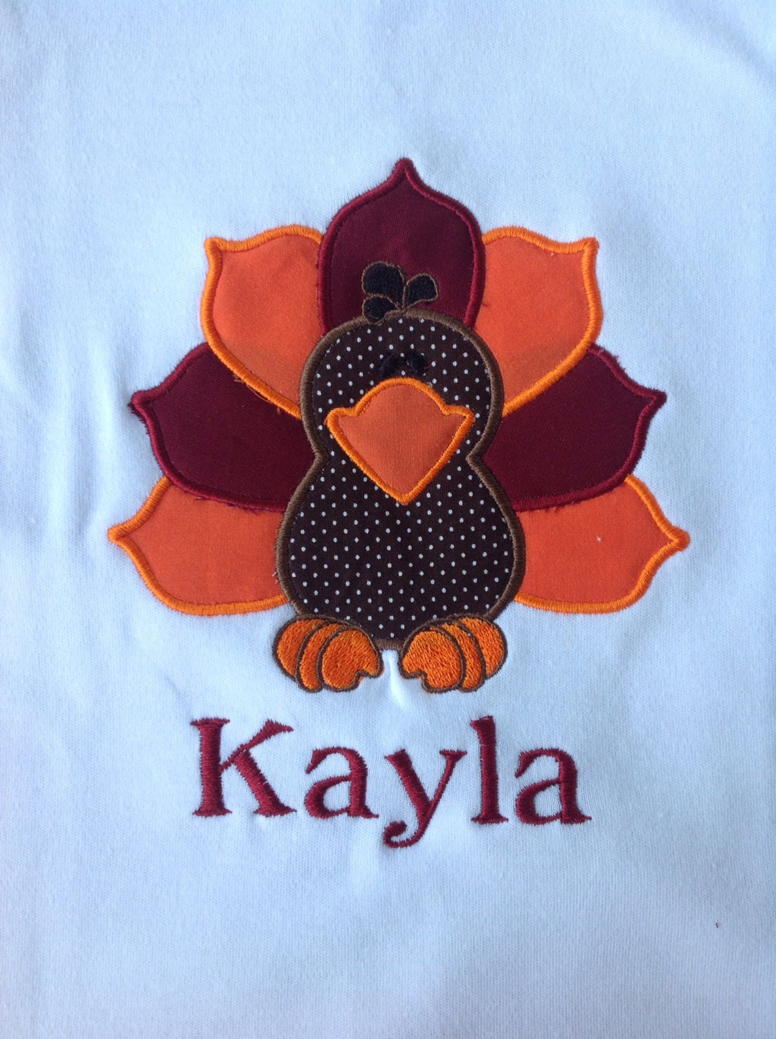 Virginia Tech - Hokies - Thanksgiving - Infant Toddler - Girl or Boy - Shirt or Onesie - Turkey Shirt - Personalized