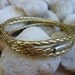Gold Leather Wrap Bracelet/Necklace.Stainless Steel.Unisex.