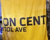 Super Bowl Banner: Shower Curtain w/ Yellow Convention Center