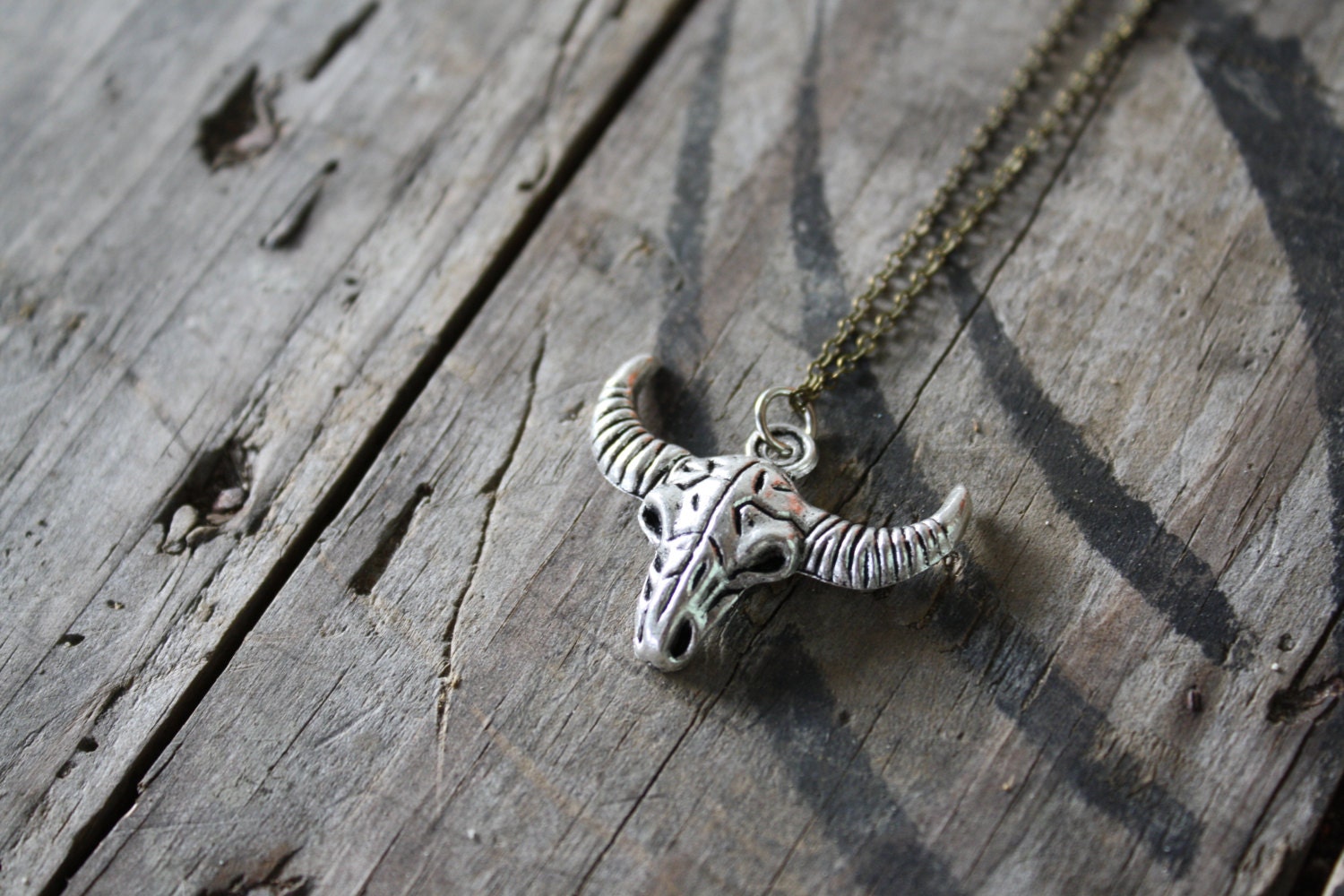 Cow Skull Necklace