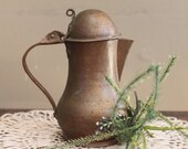 Small Antique Copper Tea Pot
