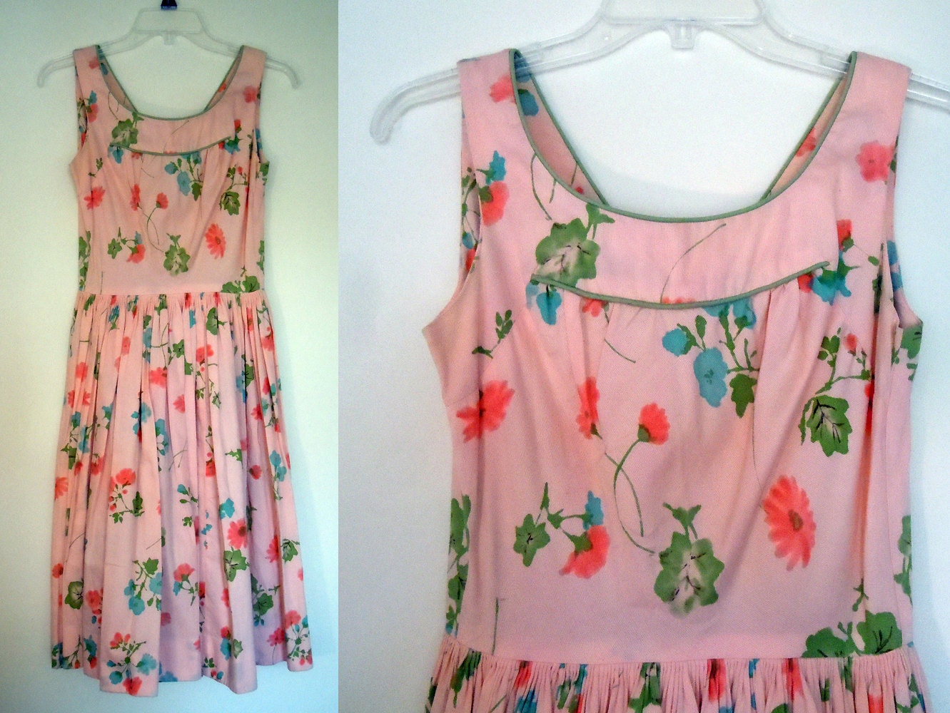 Vintage 1940s/1950s Country Dress - Meo of California