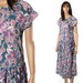 Vintage Laura Ashley floral slouchy floral print dress size S