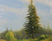 ORIGINAL PAINTING landscape 8x10 plein air