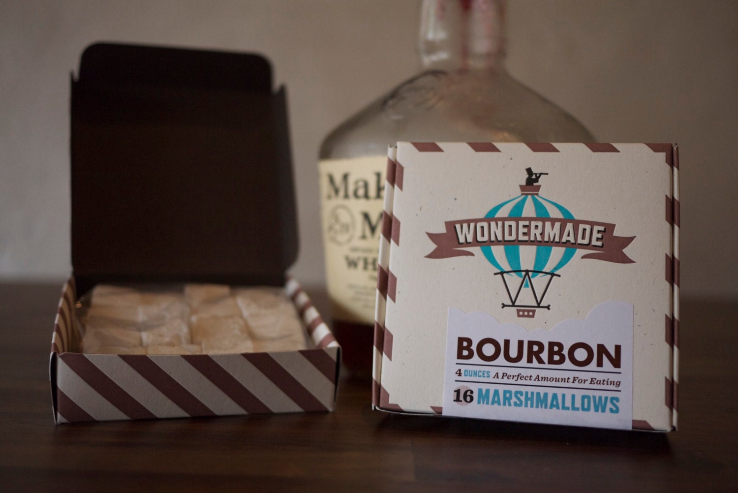 Bourbon marshmallows - Box of 16
