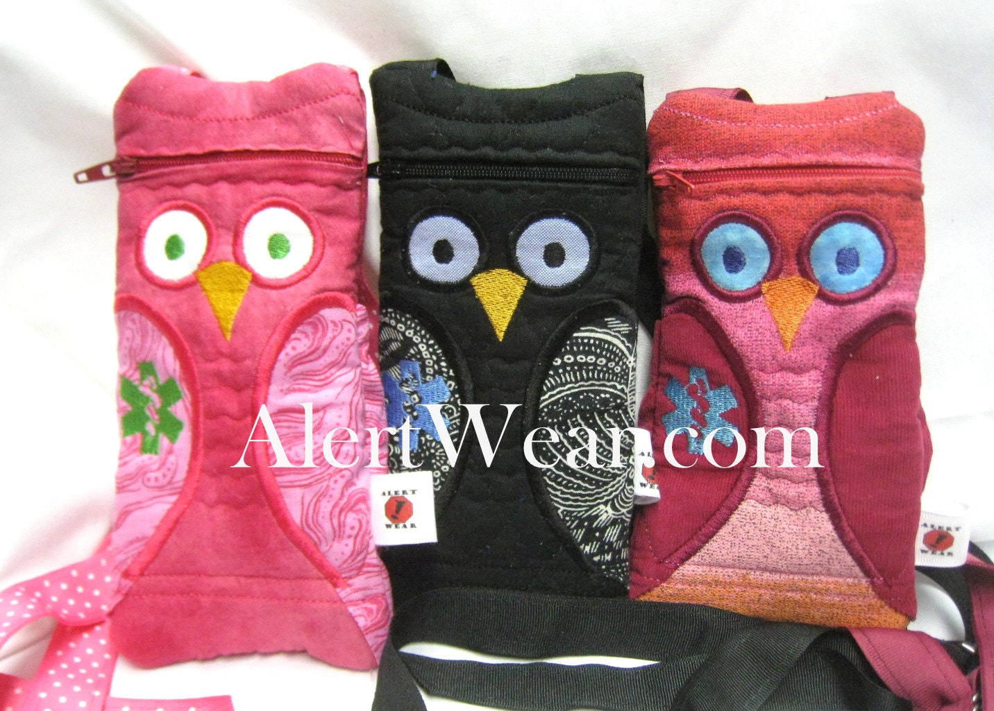 OOAK Owl Epi-Pen / Medicine Pack / Epi-Pen Case / Purse