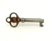 Skeleton Key Tie Clip, Steampunk Men's Tie Tack