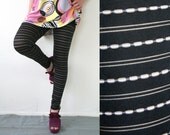 20% OFF Black striped leggings - ready to ship, leggings sale
