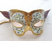 Venetian Masquerade Leather Mask
