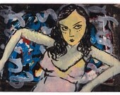 seven quiet cases of revenge, a mixed media original
