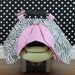 Car Seat Canopy - Zebra Girl