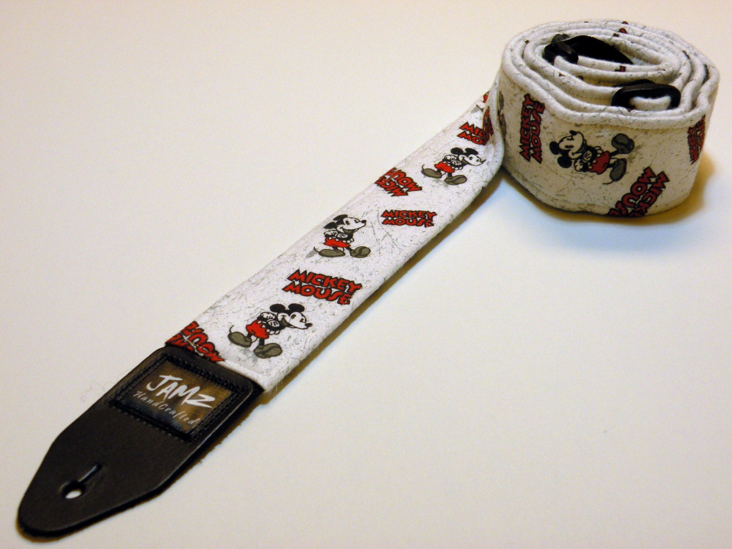 Handmade Mickey Mouse Guitar Strap